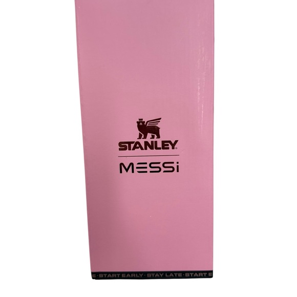 NWT Stanley GOAT MESSI X STANLEY Pink Quencher H2.0 Tumbler 40 oz - Picture 4 of 6